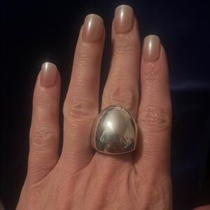 Elegant Silver Statement Ring